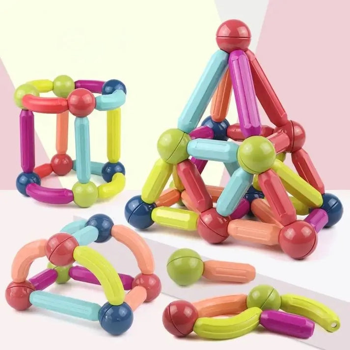 Juego de Bloques Magnéticos