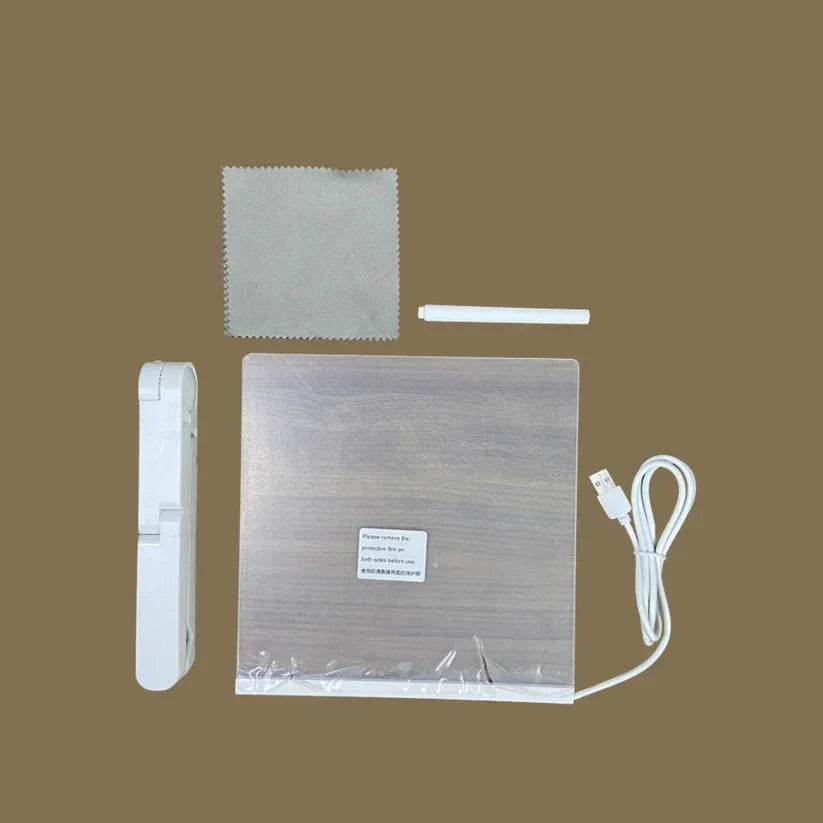 Pizarra de dibujo de escritura con LED para niños - Hipnotelia